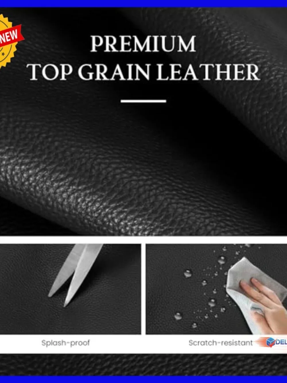 Genuine Leather Hobo Crossbody Bag with 2 Detachable Straps, 7L Capacity